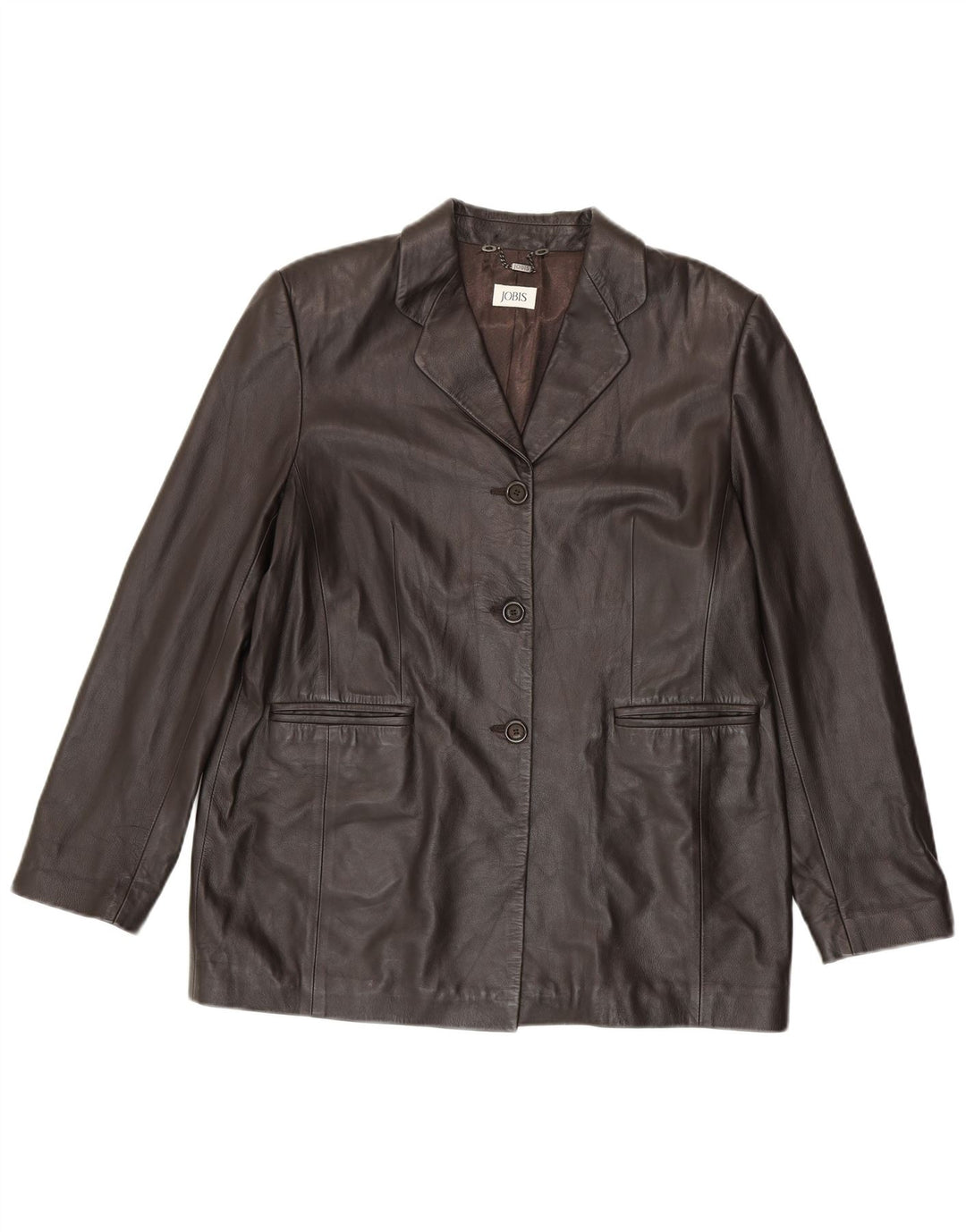Jobis Damen Lederjacke UK 14 Mittelbraun