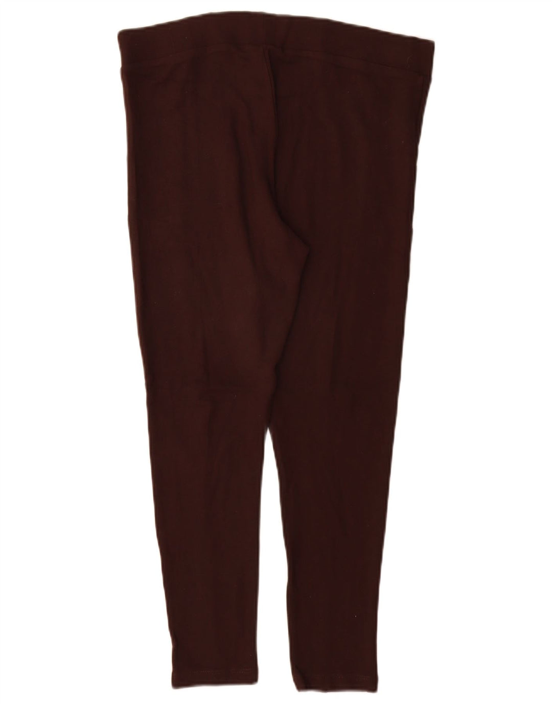 Marks & Spencer Damen Crop Leggings UK 12 Mittelbraune Viskose