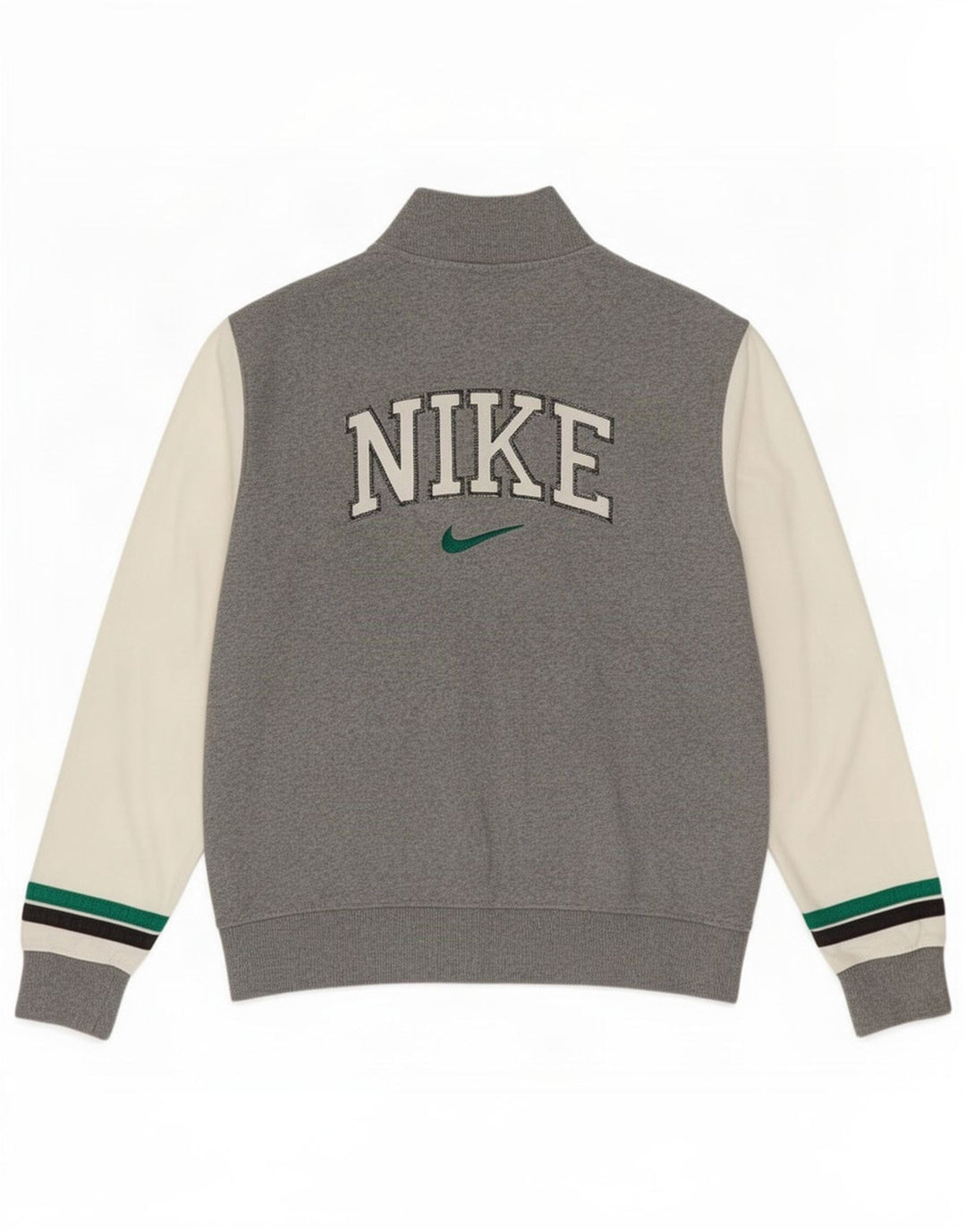 Nike Herren-Trainingsanzugoberteil mit Grafik, Größe S, Grau, Colourblock-Baumwolle