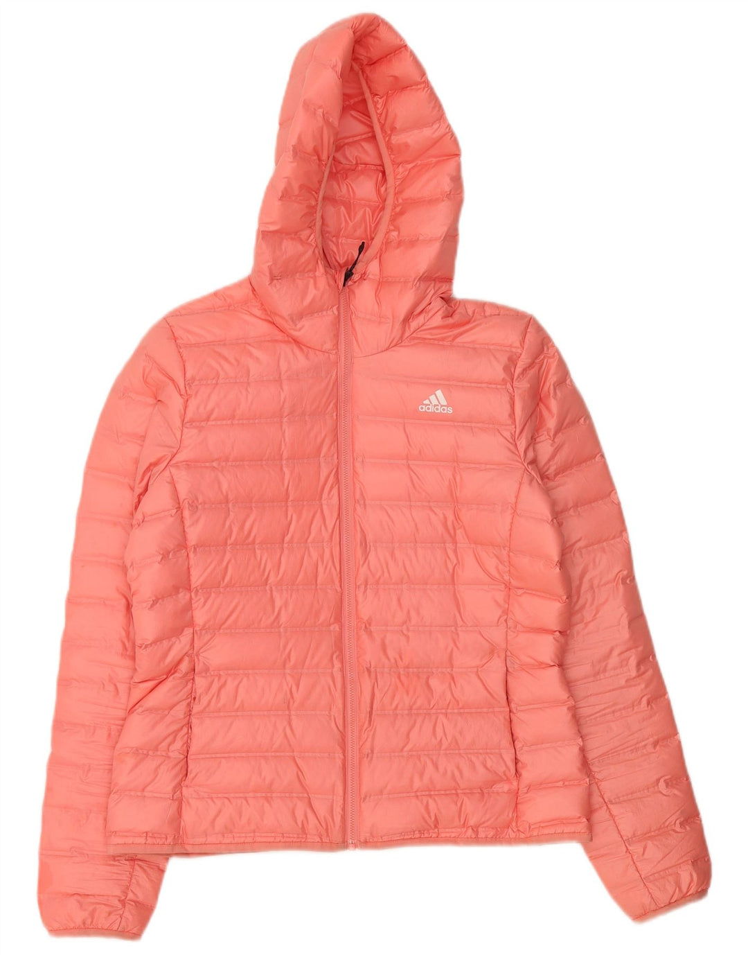 Adidas Damen Kapuzenjacke, wattiert, UK 12/14, mittelrosa, Polyester