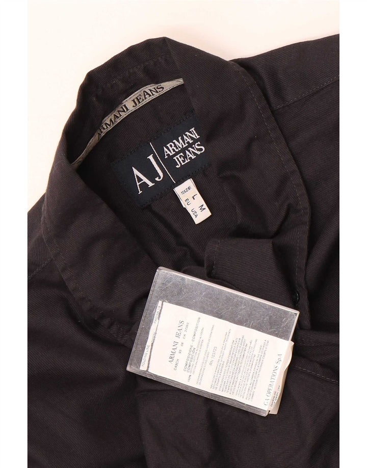Armani Jeans Herrenhemd Large Schwarz
