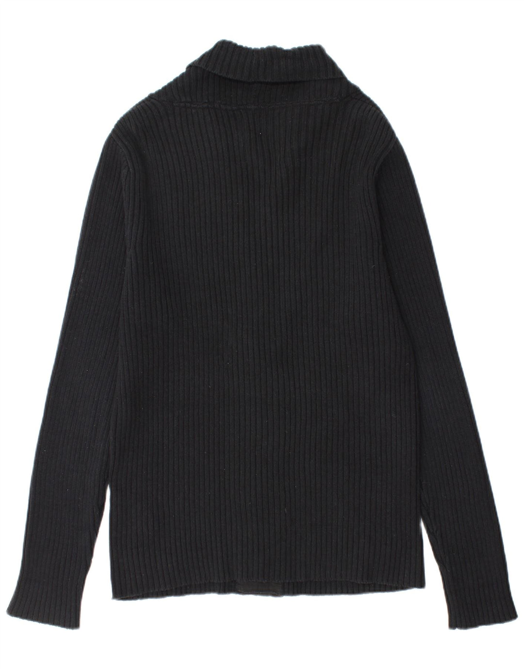 Jack & Jones Herren-Strickjacke, groß, aus schwarzer Baumwolle