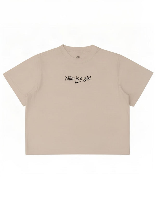 Nike Girls Loose Fit Graphic T-Shirt Top 12-13 Jahre Large White