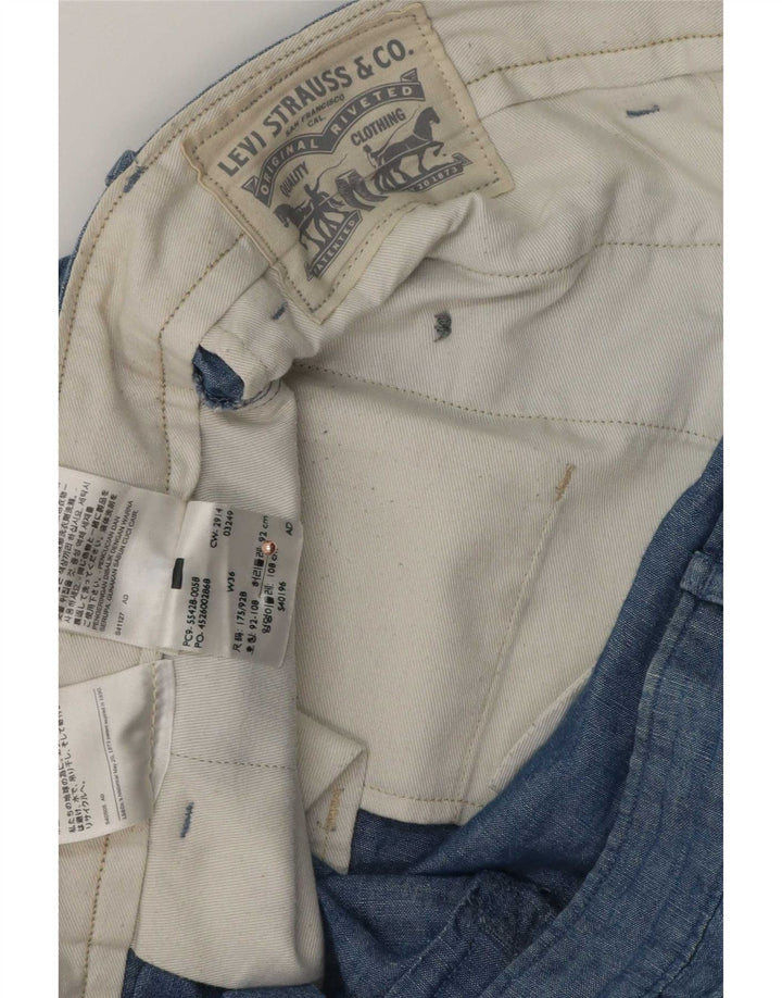 Levi's Herren-Chinoshorts W36, große blaue Baumwolle
