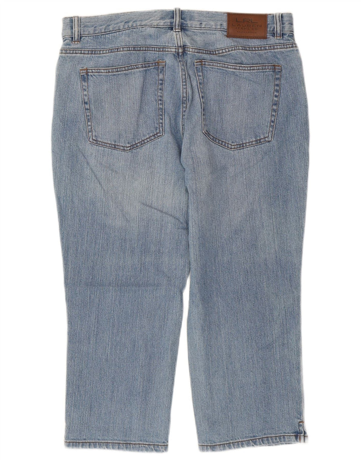 Ralph Lauren Damen Capri-Jeans US 8 Medium W32 L21 Blaue Baumwolle