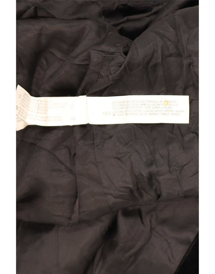 Zara Herren-Velours-Blazer mit 2 Knöpfen, EU 50, mittelschwarz, Baumwolle