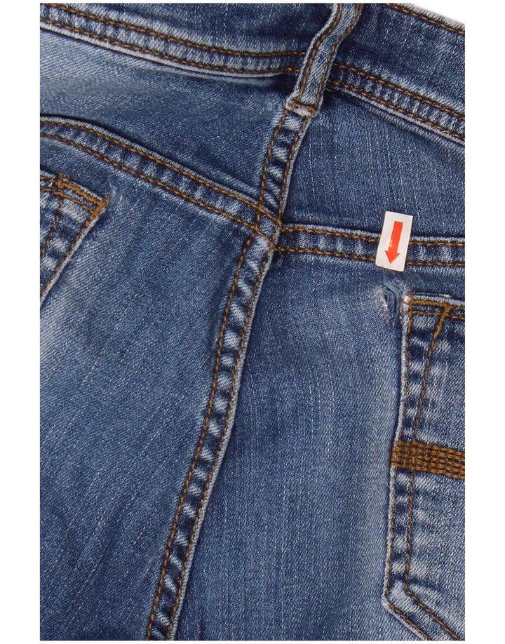 FAT FACE Damen Capri-Jeans, UK 14, Größe L, W32, L23, Blau