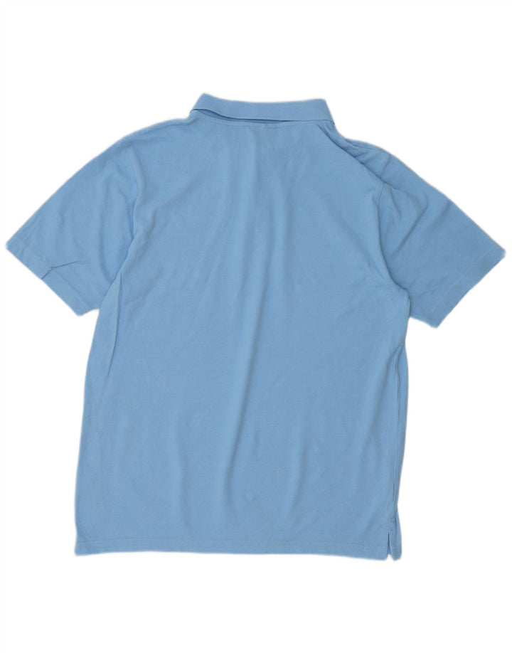 Ellesse Herren-Poloshirt aus mittelblauer Baumwolle