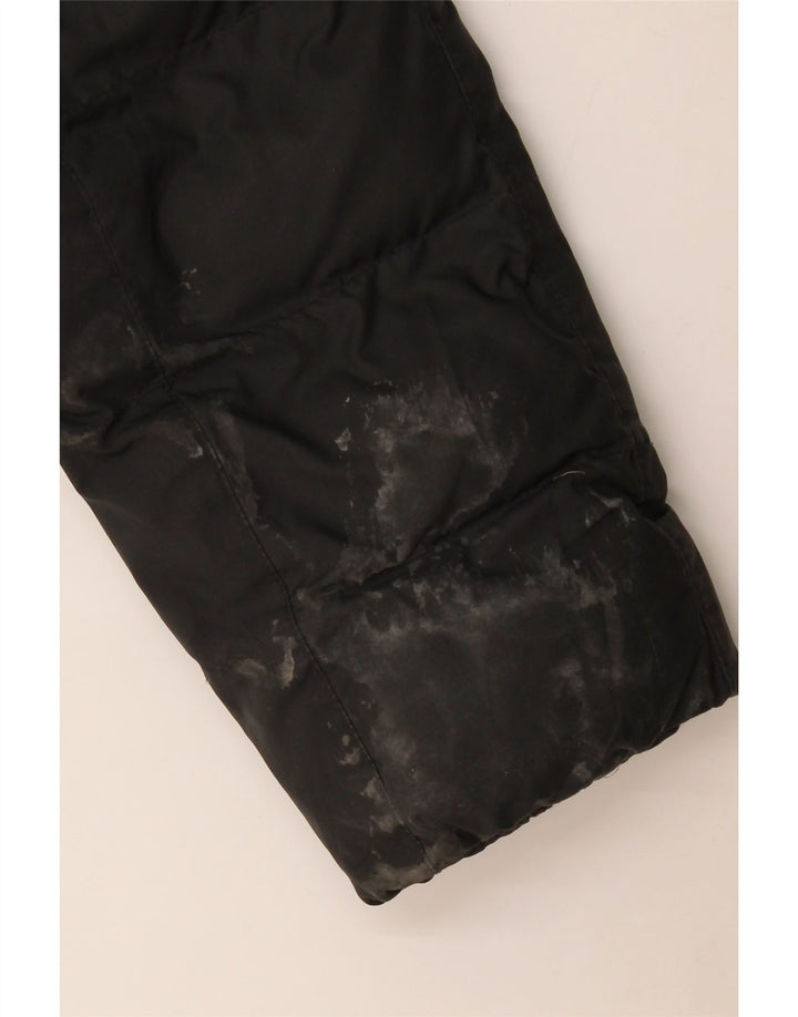 Nike Wattierte Jacke mit Kapuze für Jungen, 12–13 Jahre, Größe L, Schwarz, Polyester