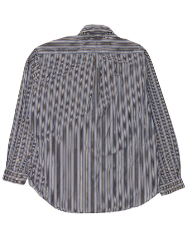 Tommy Hilfiger Mens Shirt XL Blue Striped Cotton