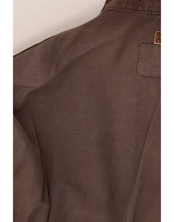 Marlboro Classics Herren-Utility-Jacke EU 52 XL, graue Baumwolle