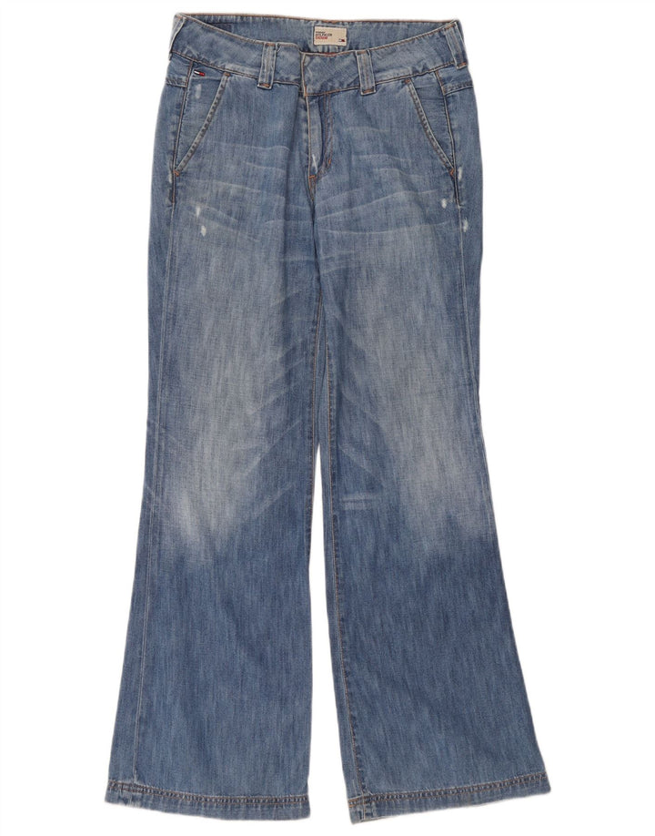 Tommy Hilfiger Damen-Jeans mit weitem Bein, W32, L30, Blau