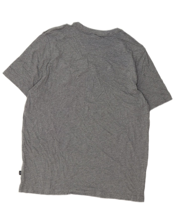 Puma Herren Grafik T-Shirt Top Large Grau
