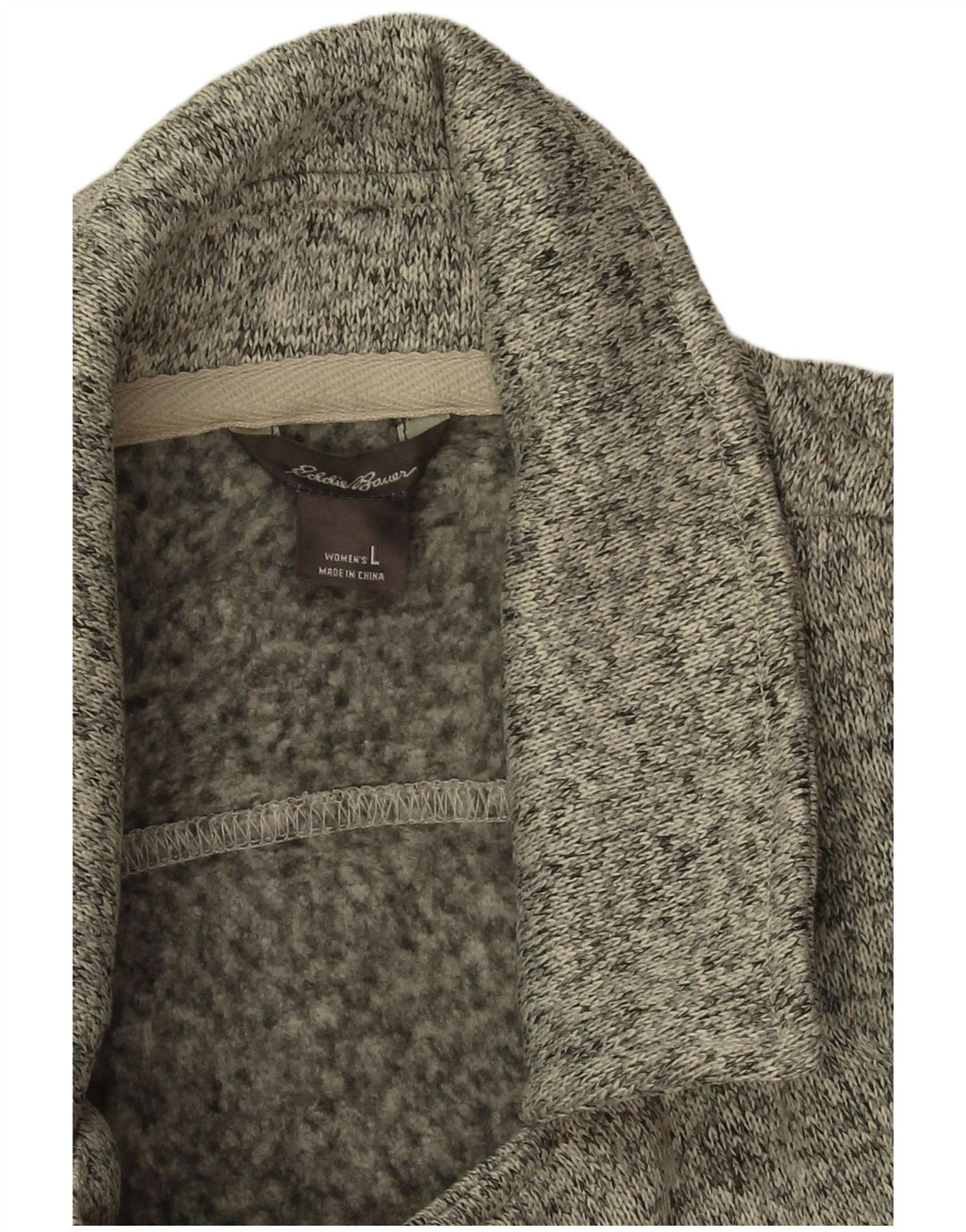 Eddie Bauer Damen Zweireihige Blazerjacke UK 16 Large Grau meliert