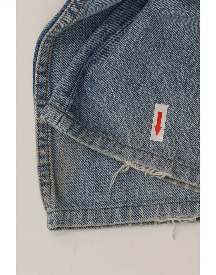 Levi's Herren 501 Distressed Straight Jeans W34 L29 Blaue Baumwolle