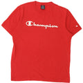 Champion Herren T-Shirt mit Grafik, Größe L, Rot