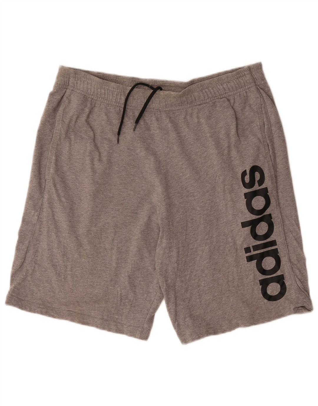 Adidas Herren Graphic Sport Shorts Mittelgrau gefleckte Baumwolle