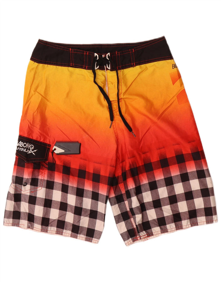 Billabong Herren-Badeshorts mit Grafik, mittelgroß, mehrfarbig, Gingham