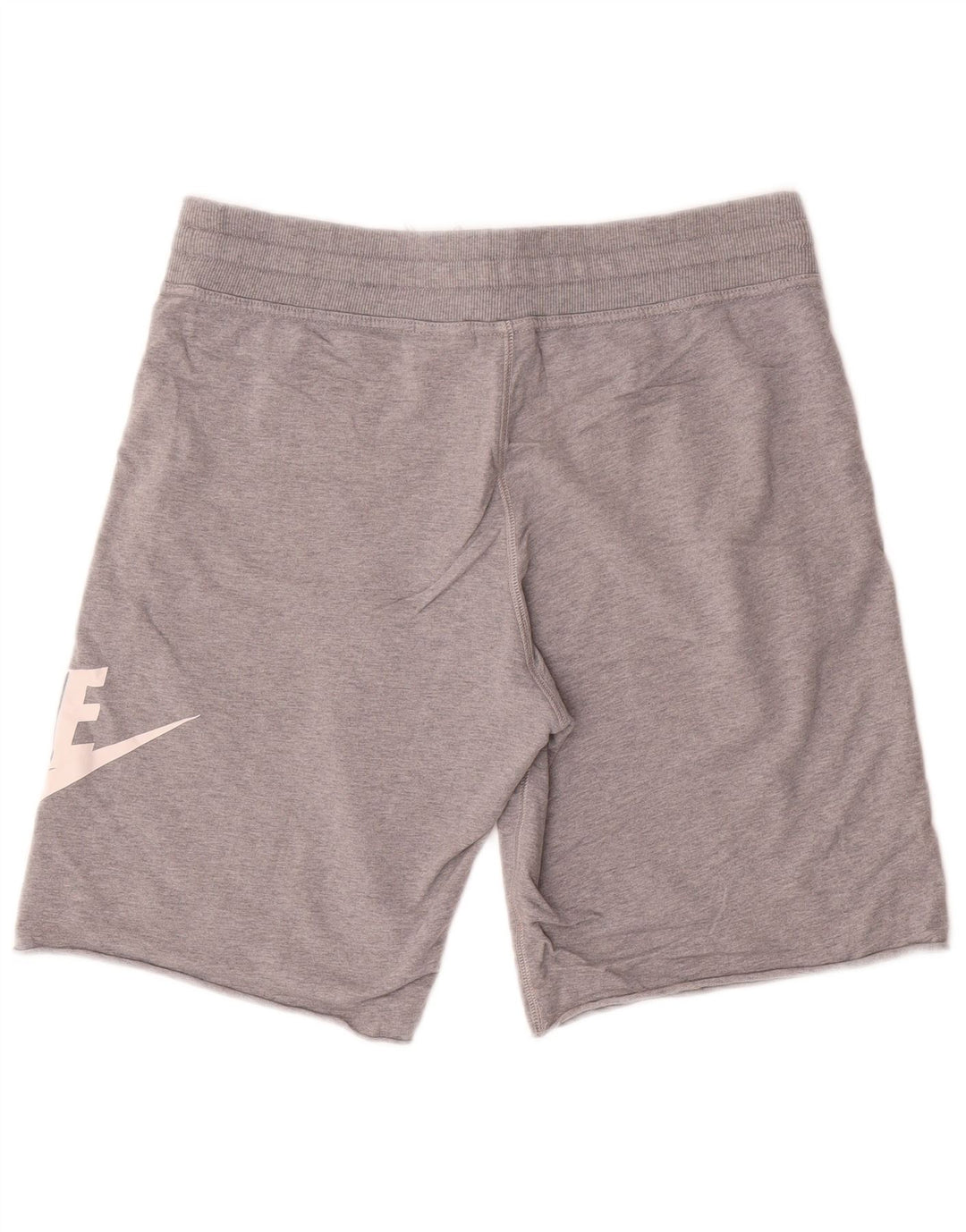Nike Herren-Sportshorts mit Grafik, mittelgraue Baumwolle