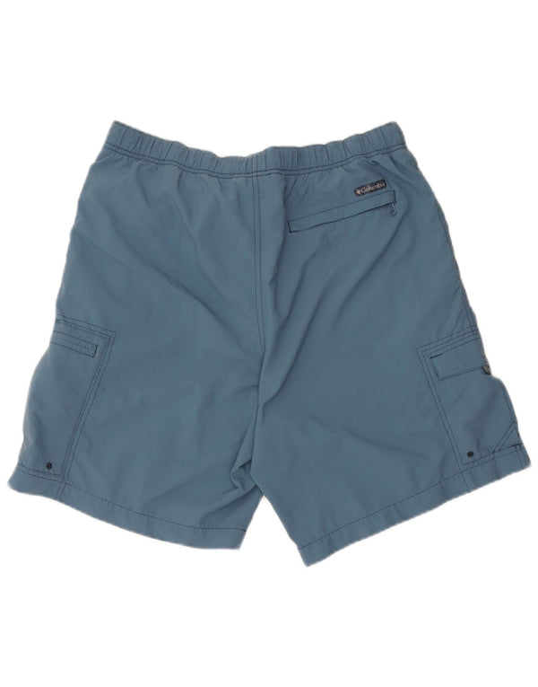 Columbia Herren Cargoshorts Medium W36 Blaues Nylon