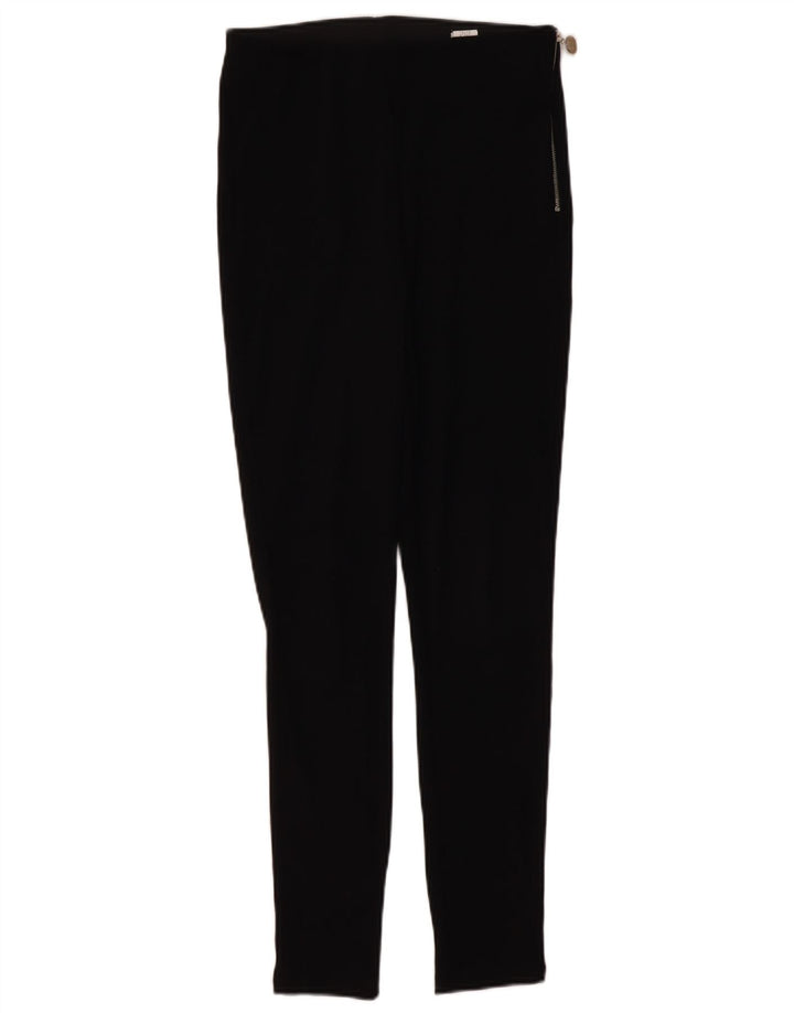 Zara Damen Skinny Freizeithose Medium W28 L28 Schwarz Polyester
