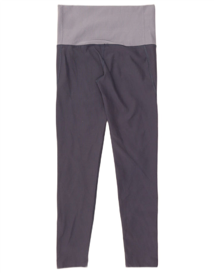 Nike Dri-Fit-Leggings für Mädchen, 10–11 Jahre, mittelblaues Farbblock-Polyester
