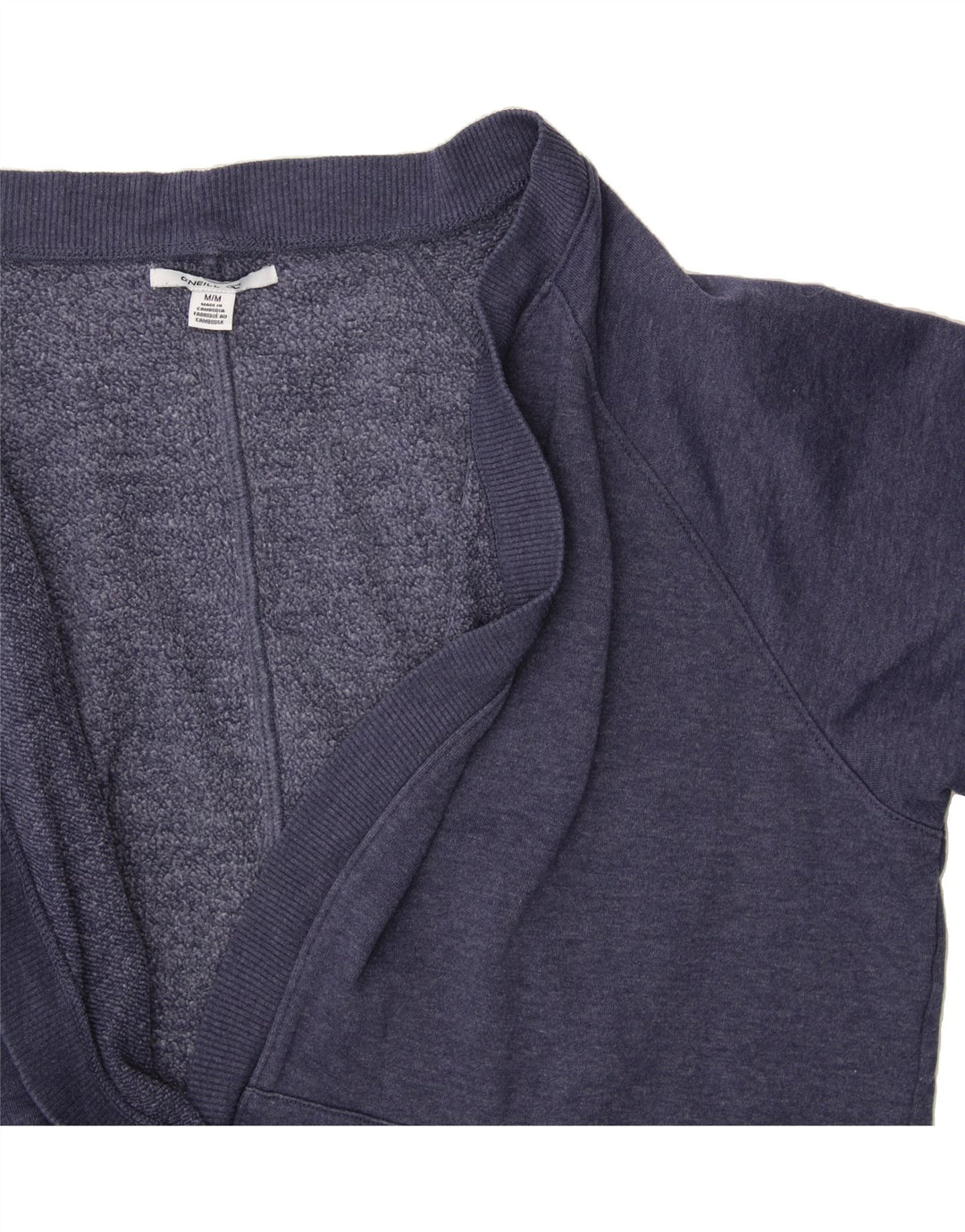 O'NEILL Womens Oversized Open Cardigan Sweater UK 14 Medium Navy Blue Vintage O'Neill and Second-Hand O'Neill from Messina Hembry 
