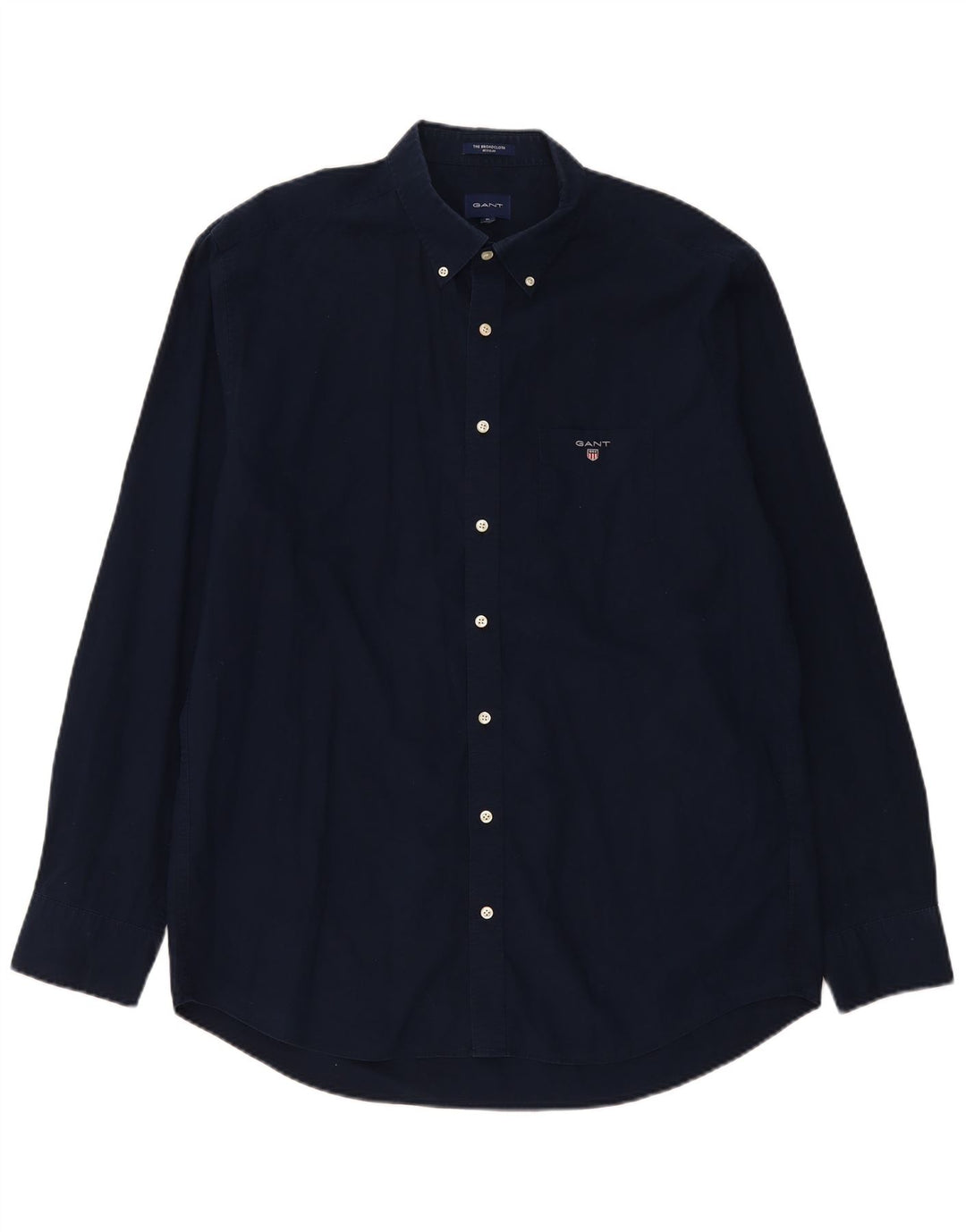 Gant Herren-Hemd, normal, XL, Marineblau, Baumwolle