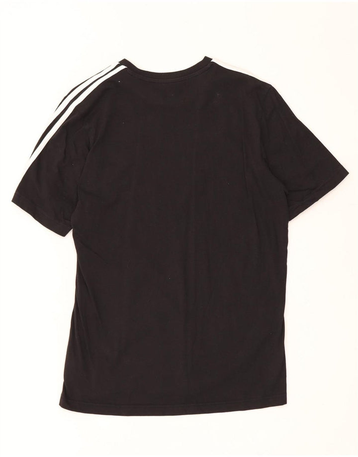 Adidas Herren T-Shirt Top Medium Schwarz Baumwolle