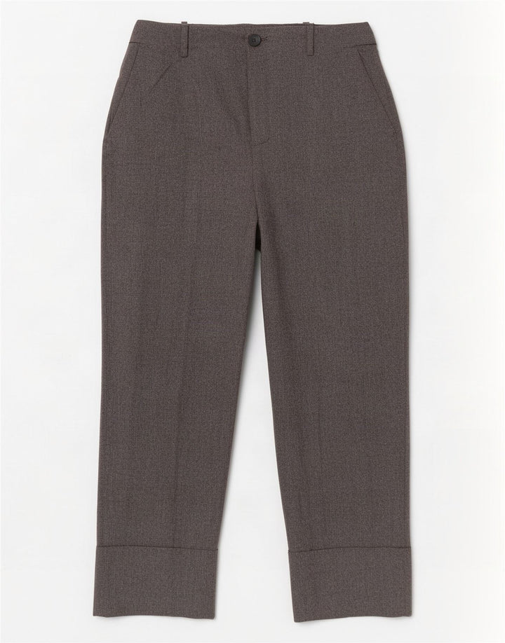 Gerade Chino-Hose für Damen von Zara, EU 42, Größe L, W32, L28, Grau, Polyester