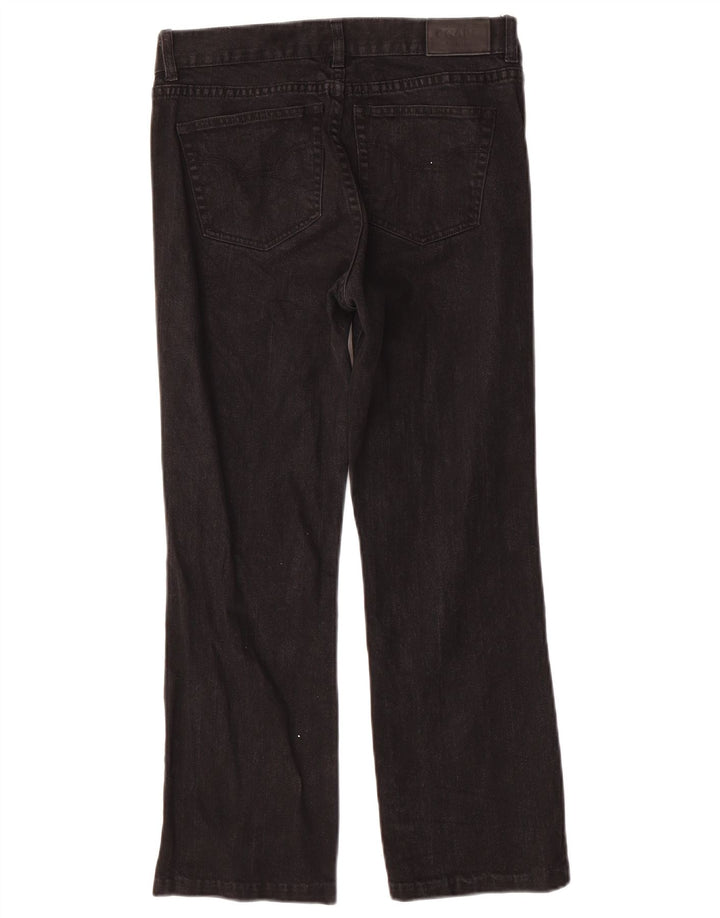 CHAPS Womens Petite Straight Jeans US 4 Small W28 L26 Black Cotton