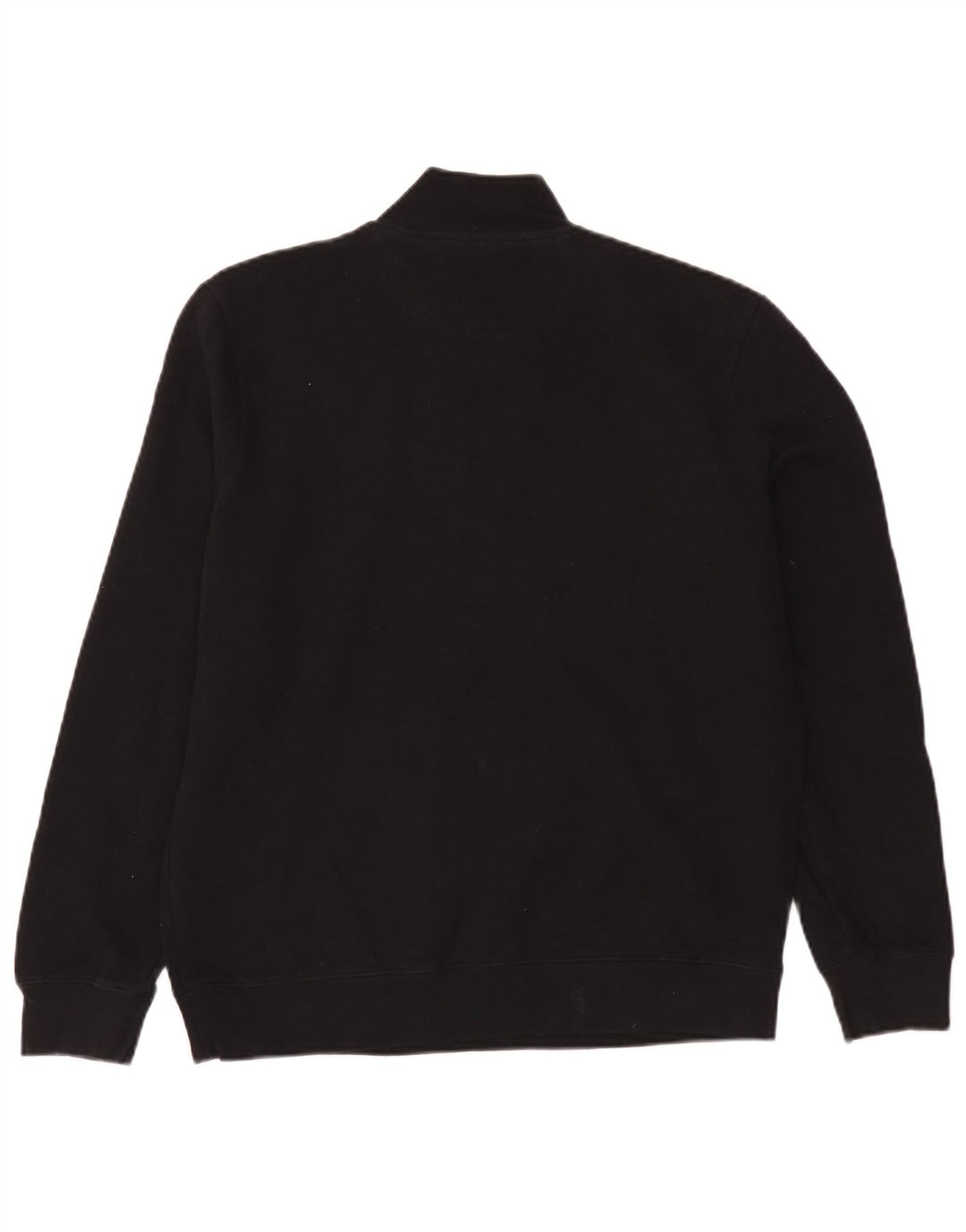 Barbour Herren-Sweatshirt mit Reißverschluss, XL, schwarze Baumwolle
