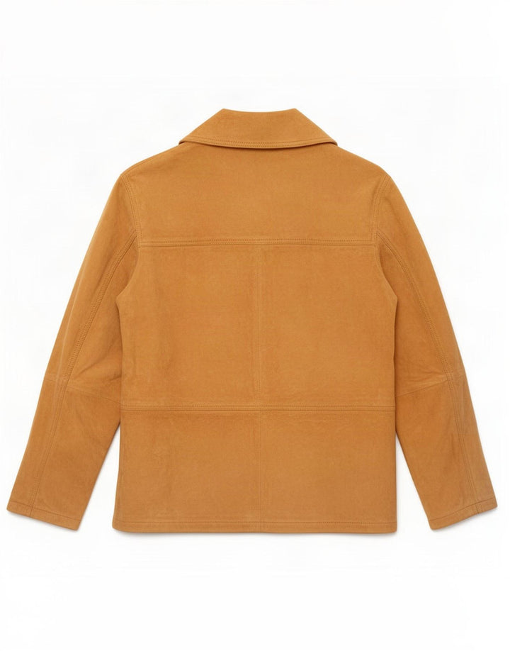 Vintage Damen Wildlederjacke IT 46 Großes braunes Leder