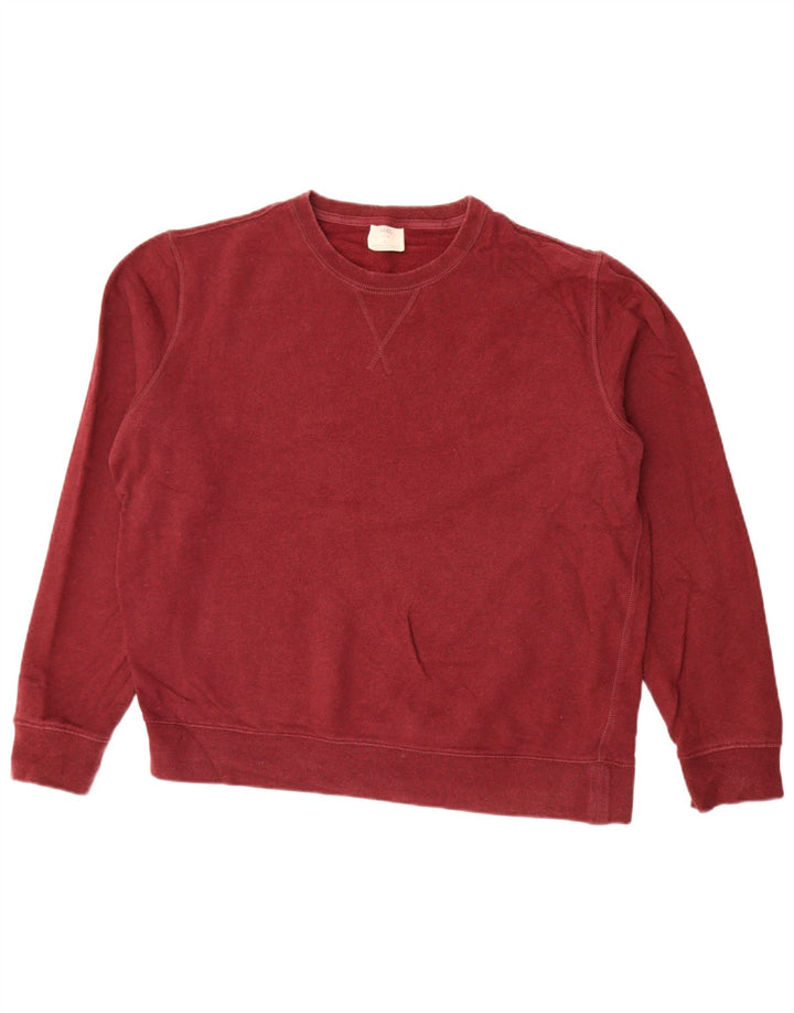 Marks & Spencer Herren-Sweatshirt, Pullover, Größe L, Kastanienbraun, Baumwolle