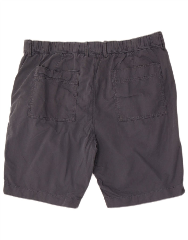 Marks & Spencer Herren-Chinoshorts W36, Größe L, Marineblau, Baumwolle