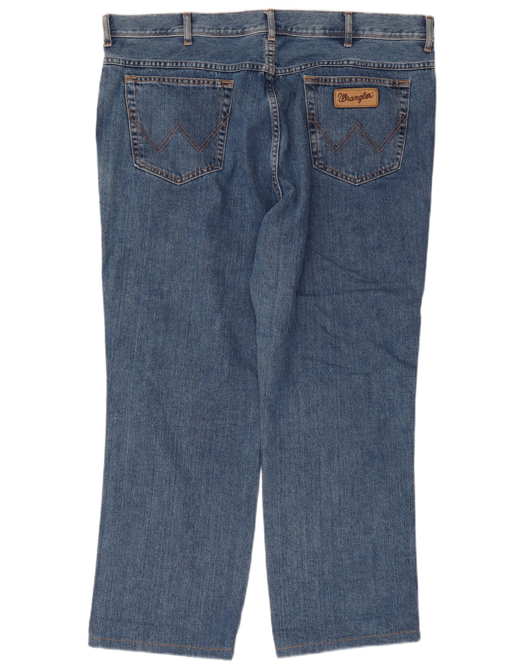 Wrangler Herren Texas Straight Jeans W42 L28 Blaue Baumwolle