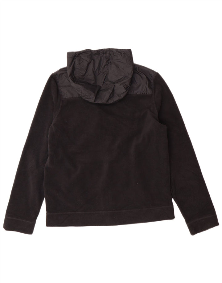 Nike Fleecejacke mit Kapuze für Mädchen, 13–14 Jahre, XL, Schwarz, Polyester, Sport