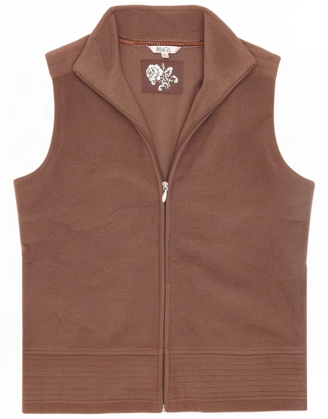M&Co Damen Fleeceweste UK 16 Large Braun Polyester
