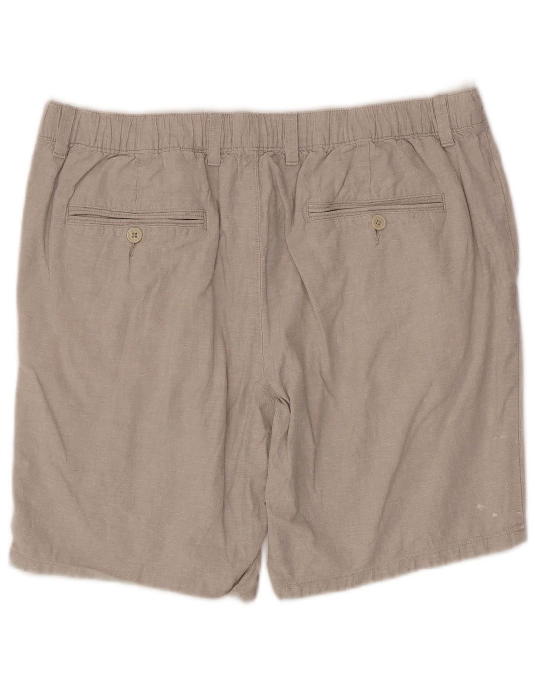 Marks & Spencer Herren Chinoshorts W36 Large Grau Baumwolle