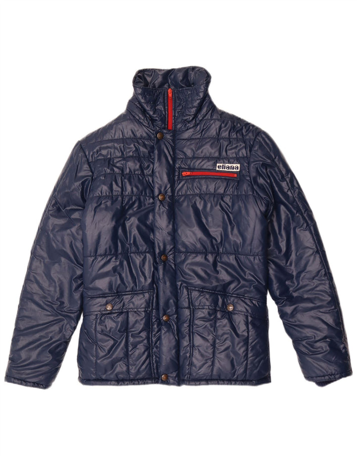 Eliana Wattierte Damenjacke mit Kapuze IT 44 Medium Navy Blue Polyamid