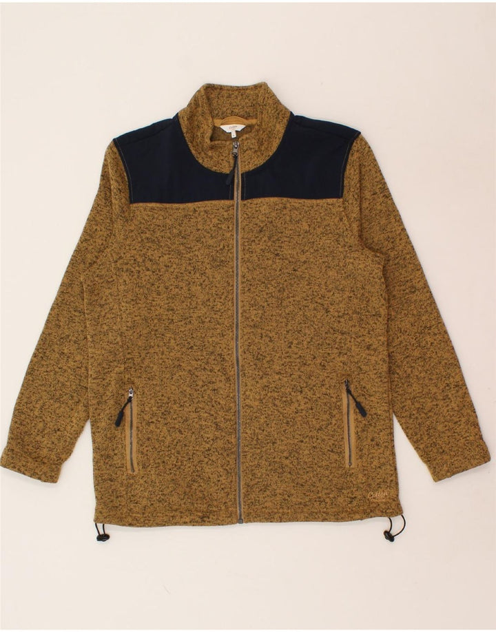 COTTON TRADERS Mens Tracksuit Top Jacket Medium Beige Colourblock Vintage Cotton Traders and Second-Hand Cotton Traders from Messina Hembry 