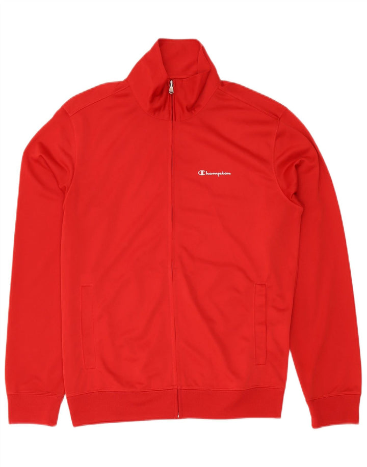 Champion Damen-Trainingsanzugoberteil, UK-Größe 10, Größe S, Rot, Polyester