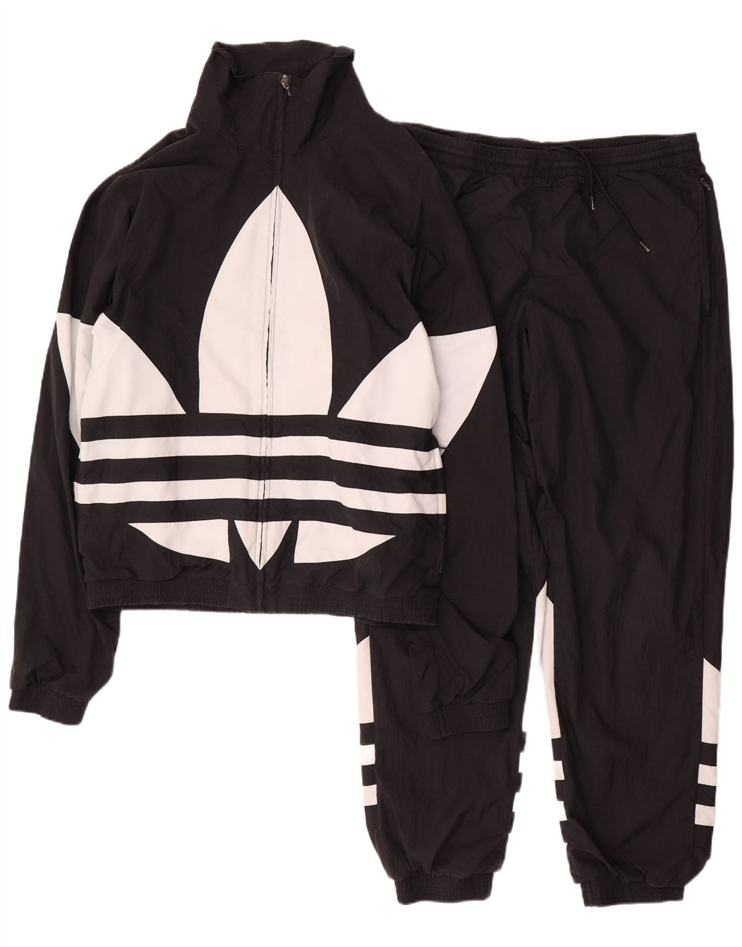 Adidas Herren Graphic Full Trainingsanzug Mittelschwarzes Polyester