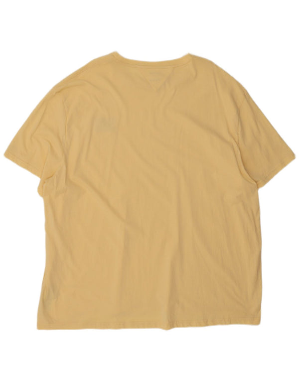 Tommy Hilfiger Herren T-Shirt Top 6XL Gelb Baumwolle