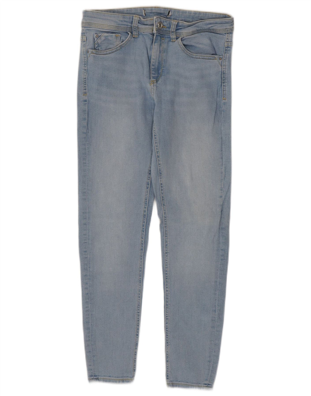 ZARA Damen Skinny Jeans W28 L27 Blau