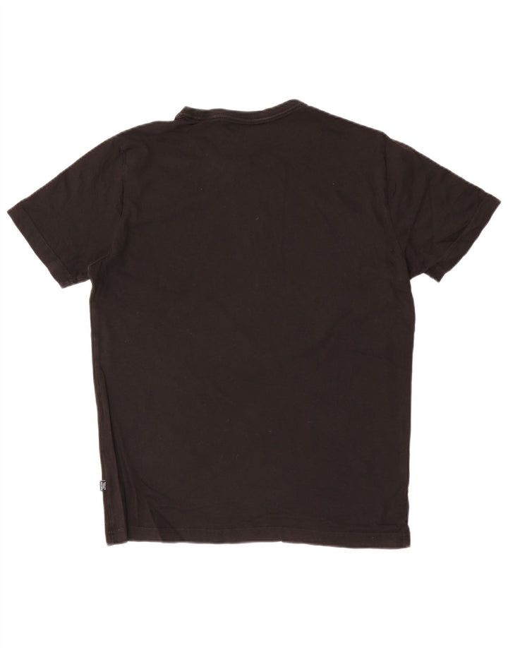 Puma Herren T-Shirt Top Small Schwarz Baumwolle