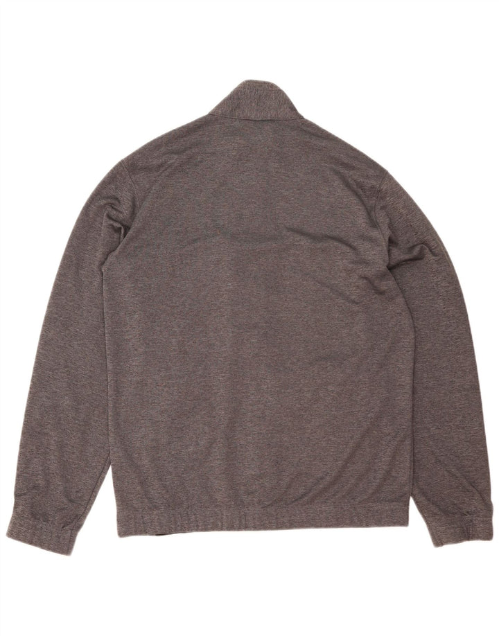 CHAMPION Herren-Trainingsanzugoberteil, XL, graues Colourblock-Polyester