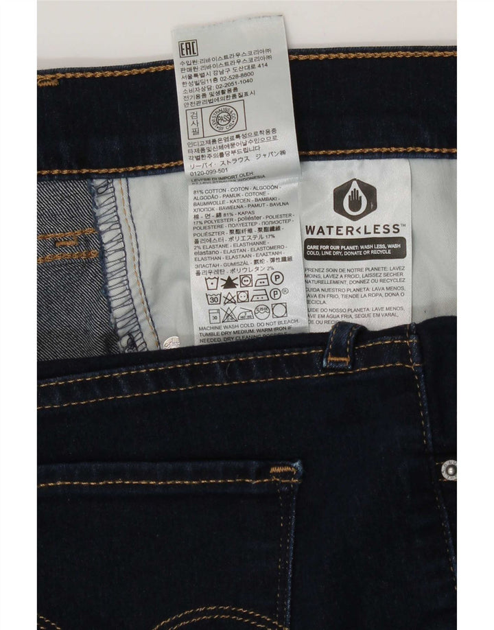 Levi's Damen 312 Shaping Slim Jeans W31 L30 Marineblaue Baumwolle