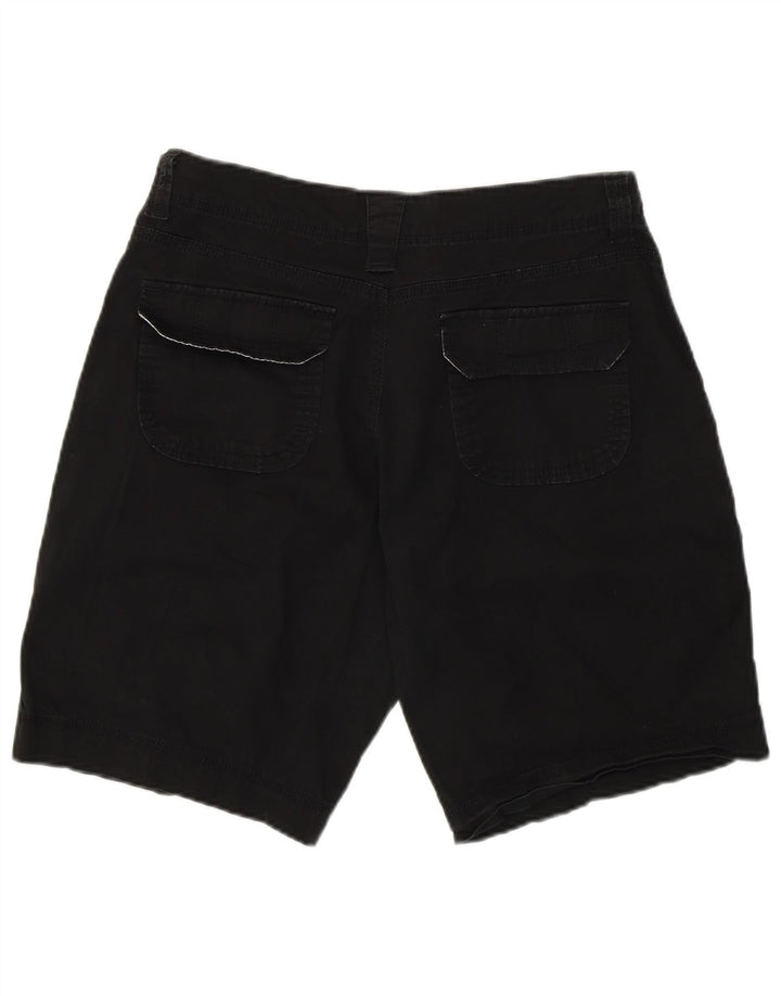 Lee Womens Natural Fit Chino Shorts US 12 Large W34 Schwarze Baumwolle