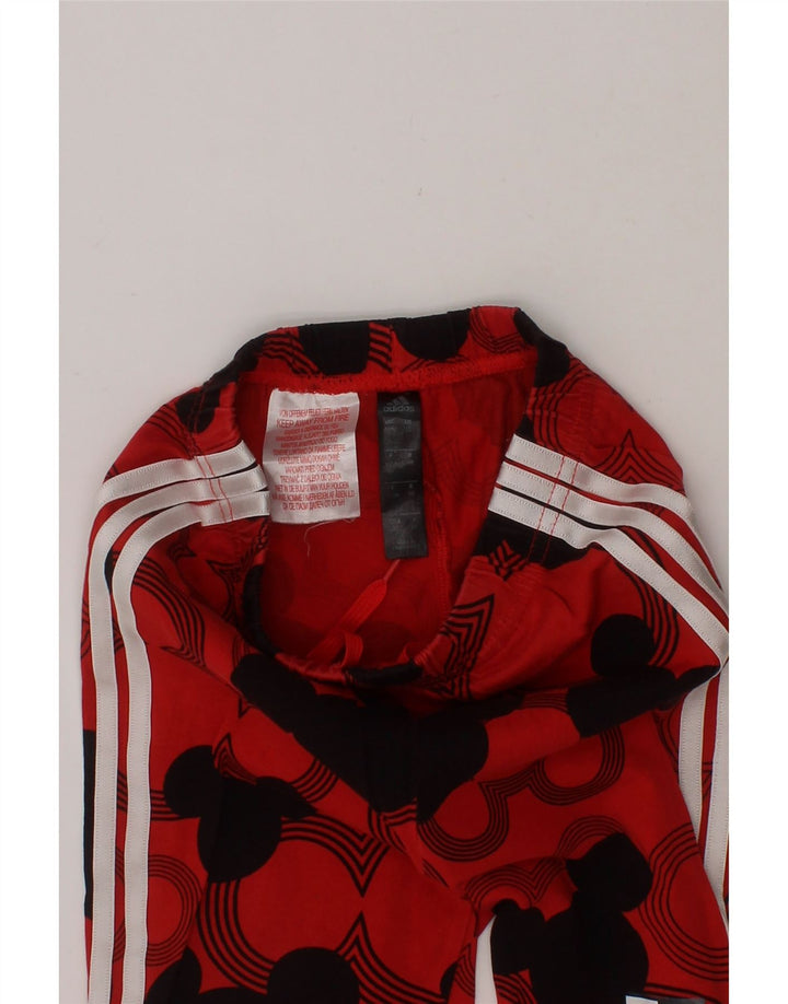 ADIDAS Boys Mickey Mouse Sport Shorts 2-3 Years  Red Cotton Vintage Adidas and Second-Hand Adidas from Messina Hembry 